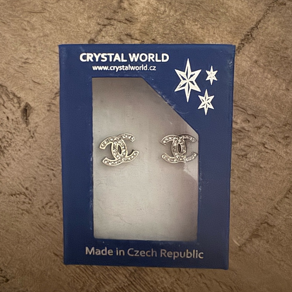 CC Silver colored Earrings